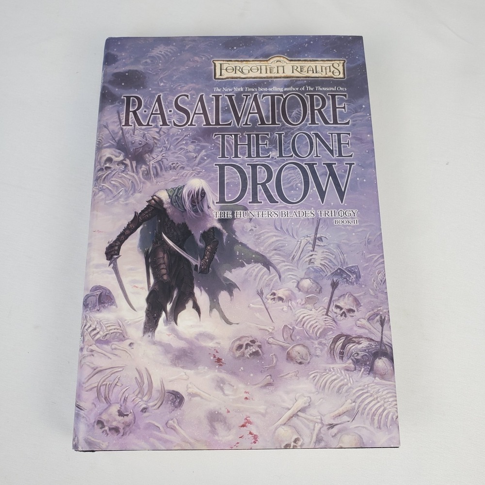 The Lone Drow by R. A. Salvatore (2003) - 1st Ed./Print - Signed Copy